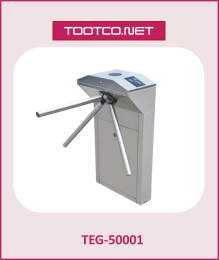 گیت کنترل تردد سه اهرمی تک پایه TEG-50001